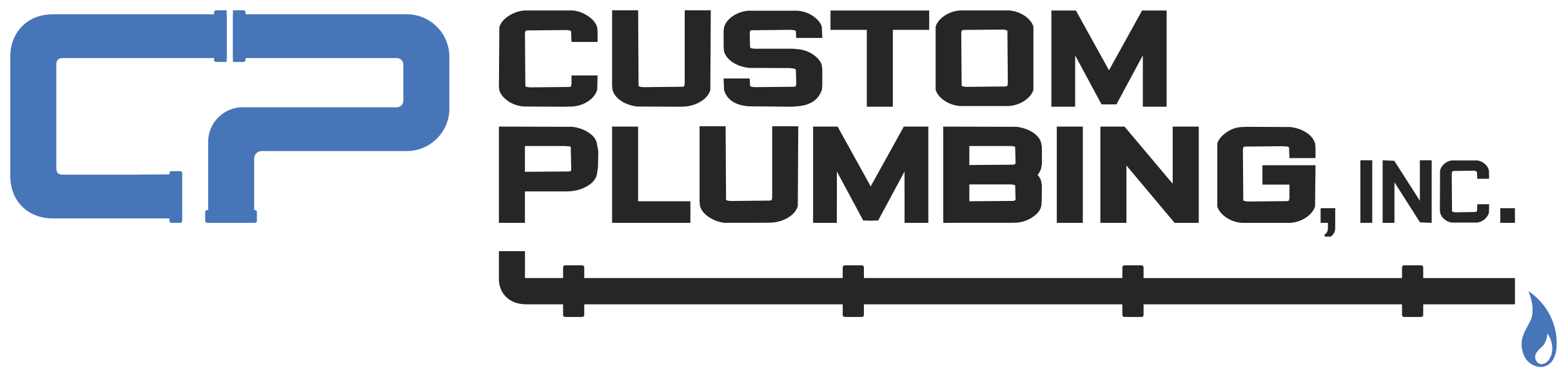 Custom Plumbing logo